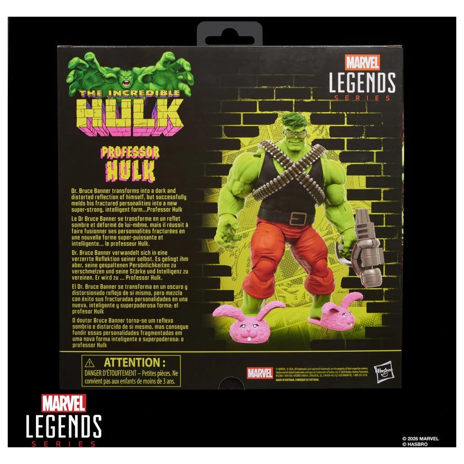 The Incredible Hulk Marvel Legends Actionfigur Professor Hulk 15 cm Produktfoto