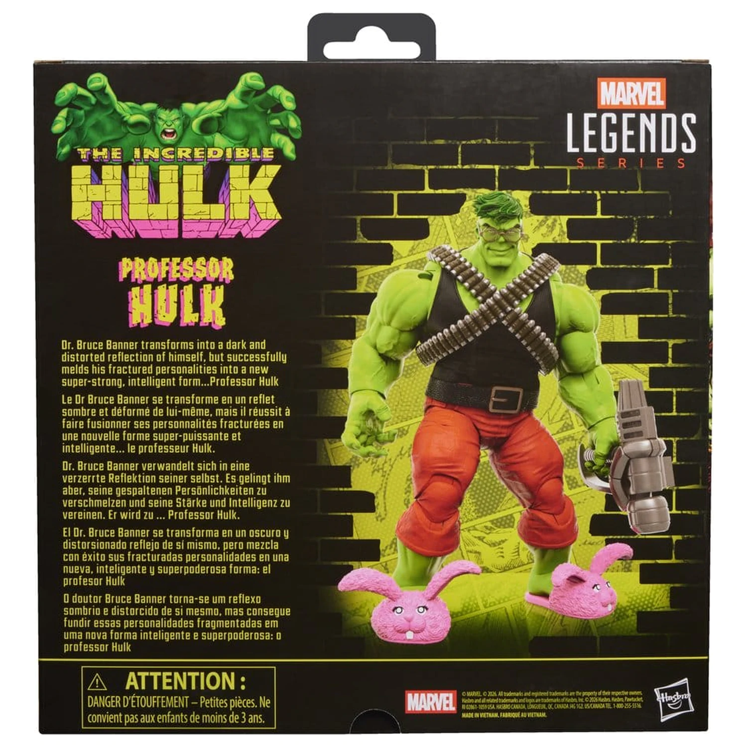 The Incredible Hulk Marvel Legends Actionfigur Professor Hulk 15 cm Produktfoto