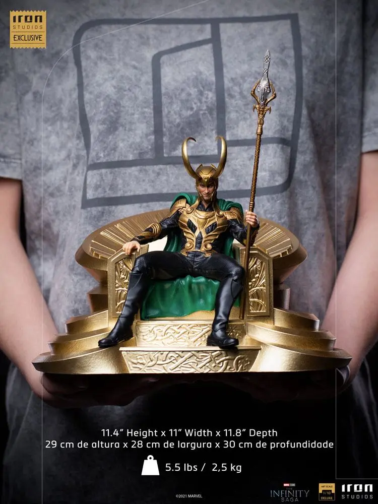 The Infinity Saga Art Scale Statue 1/10 Loki 29 cm Produktfoto