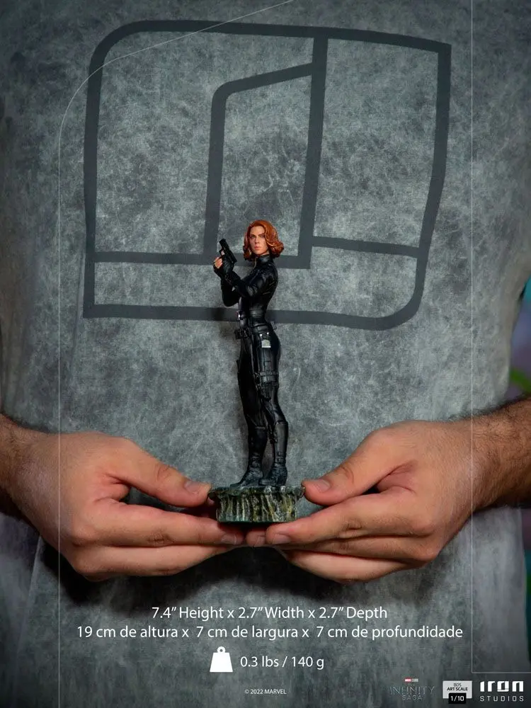 The Infinity Saga BDS Art Scale Statue 1/10 Black Widow Battle of NY 19 cm Produktfoto