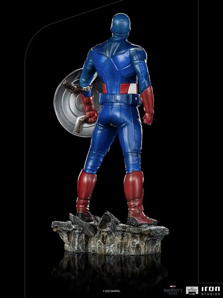 The Infinity Saga BDS Art Scale Statue 1/10 Captain America Battle of NY 23 cm termékfotó