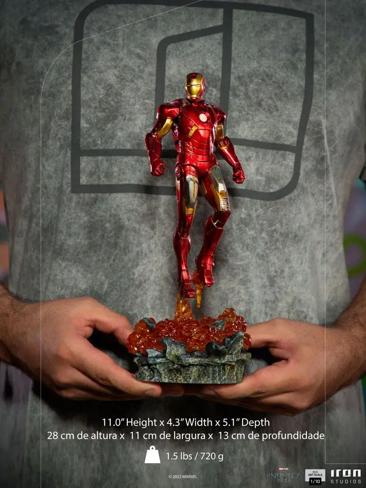 The Infinity Saga BDS Art Scale Statue 1/10 Iron Man Battle of NY 28 cm Produktfoto
