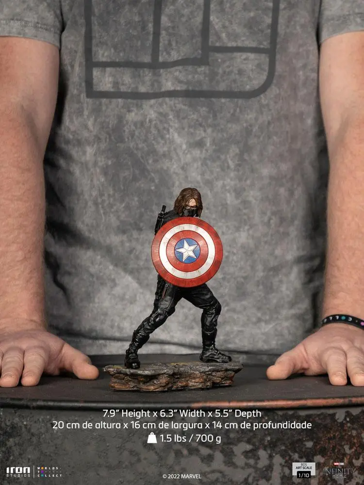 The Infinity Saga BDS Art Scale Statue 1/10 Winter Soldier 20 cm Produktfoto