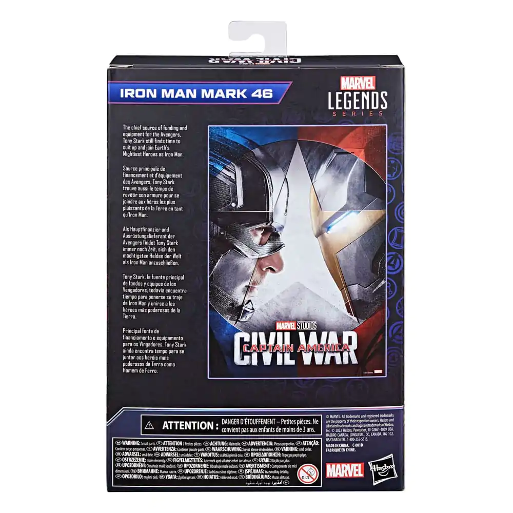 The Infinity Saga Marvel Legends Actionfigur Iron Man Mark 46 (Captain America: Civil War) 15 cm Produktfoto