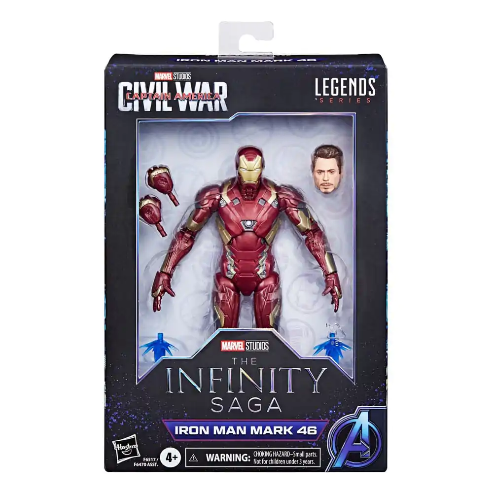 The Infinity Saga Marvel Legends Actionfigur Iron Man Mark 46 (Captain America: Civil War) 15 cm Produktfoto