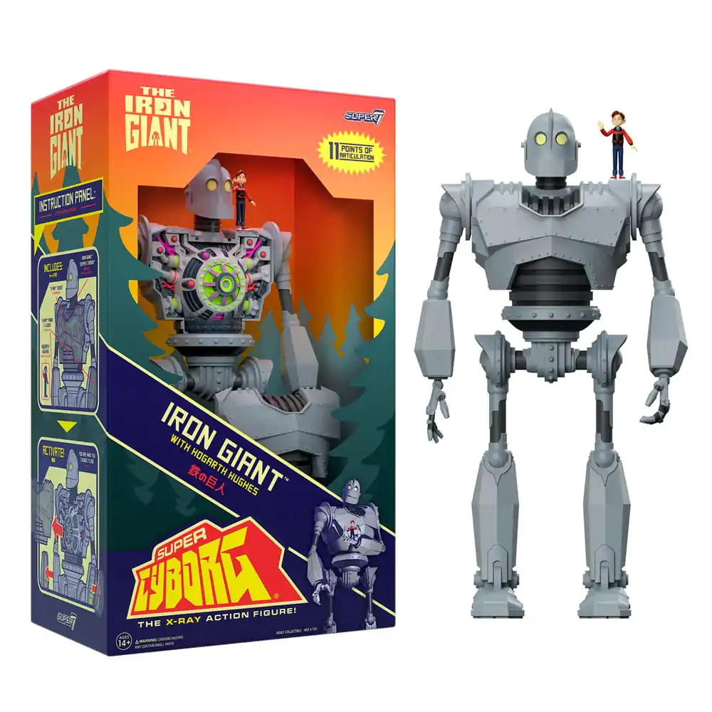 Der Gigant aus dem All Super Cyborg Actionfigur Iron Giant (Full Color) 28 cm Produktfoto