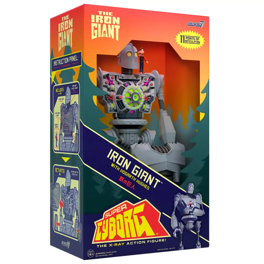 Der Gigant aus dem All Super Cyborg Actionfigur Iron Giant (Full Color) 28 cm Produktfoto