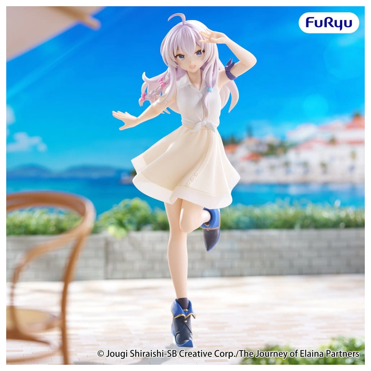 The Journey of Elaina Muchute PVC Figur Elaina White Ver. 20 cm Produktfoto