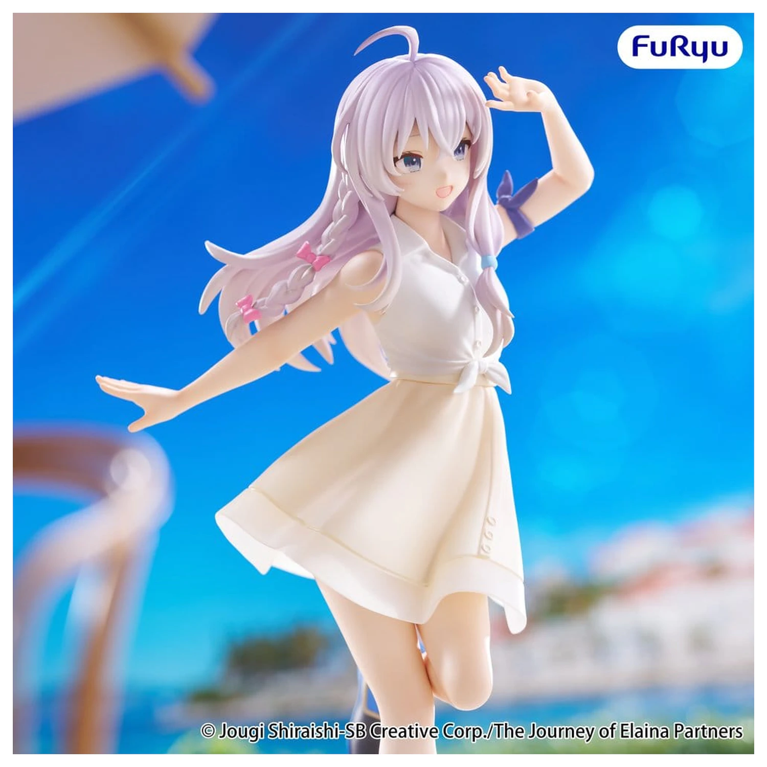 The Journey of Elaina Muchute PVC Figur Elaina White Ver. 20 cm Produktfoto