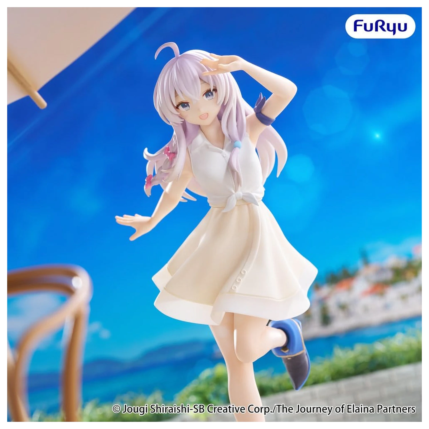 The Journey of Elaina Muchute PVC Figur Elaina White Ver. 20 cm Produktfoto