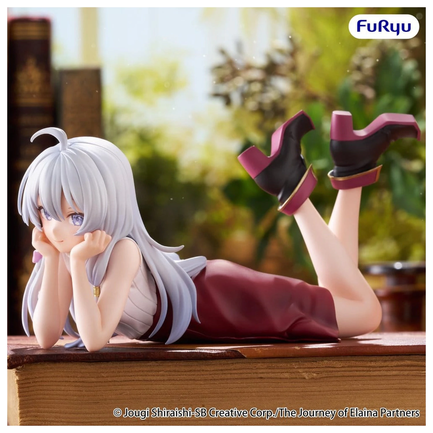 The Journey of Elaina Noodle Stopper PVC Figur Elaina Lying Down Ver. 11 cm Produktfoto