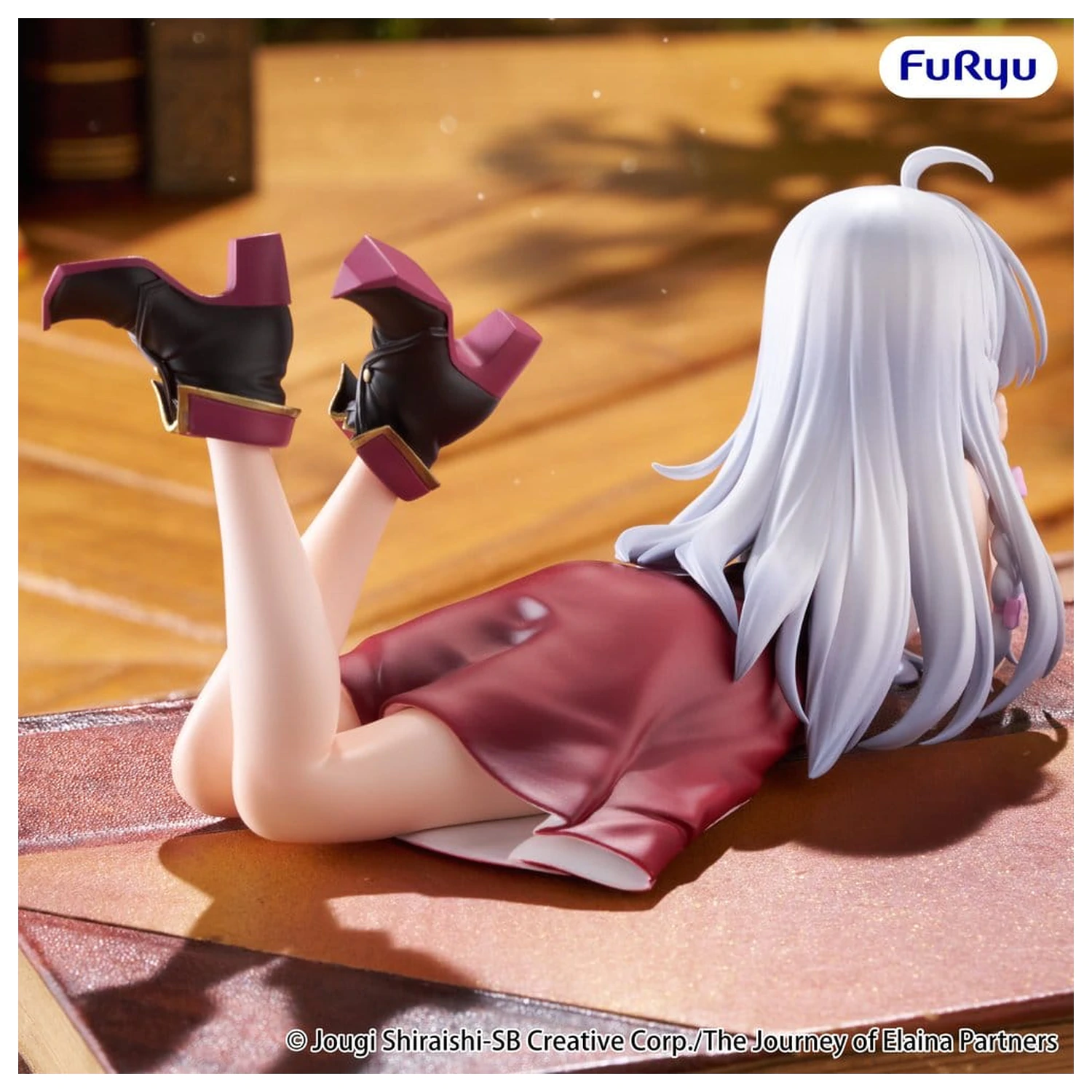 The Journey of Elaina Noodle Stopper PVC Figur Elaina Lying Down Ver. 11 cm Produktfoto