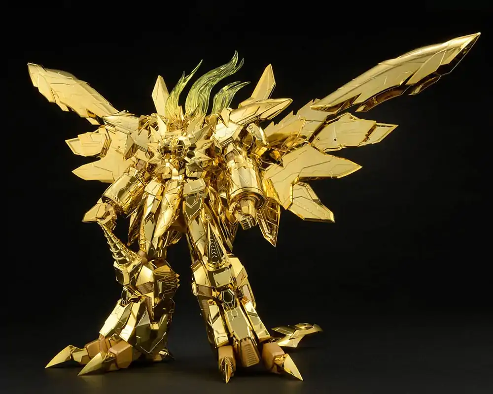 The King of Braves GaoGaiGar Amakunitech Plastic Model Kit Genesic Gaogaigar The Golden Destroyer 18 cm Produktfoto