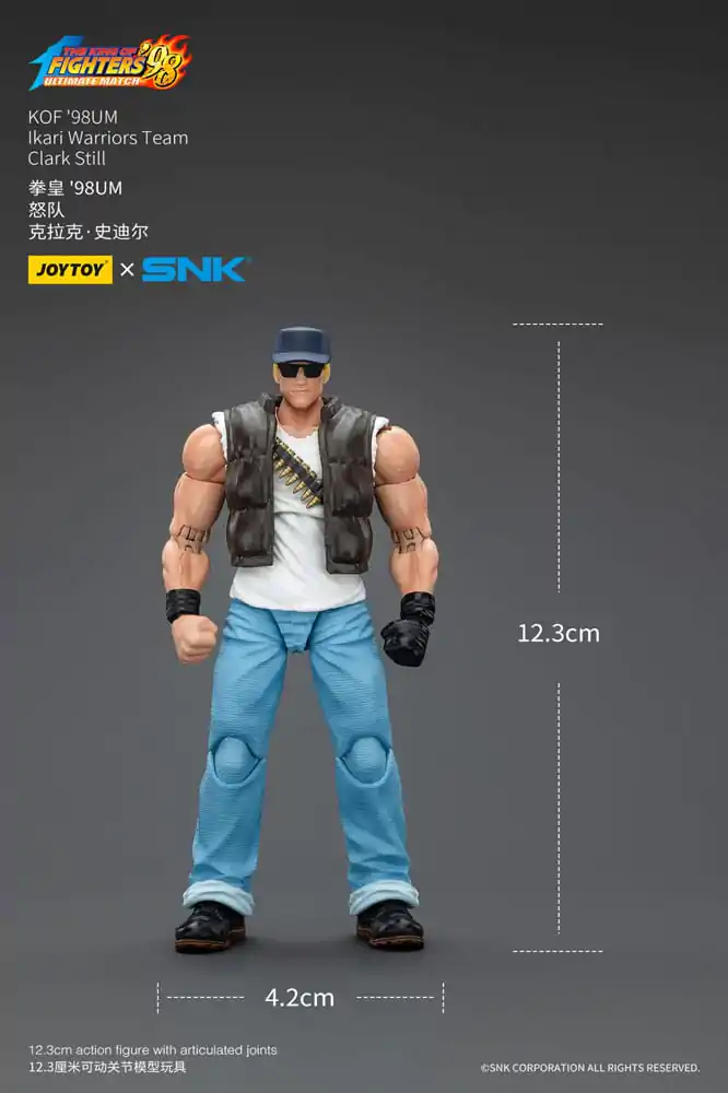 The King Of Fighters '98 Action-Figur Helden-Team Clark Still 12 cm Produktfoto