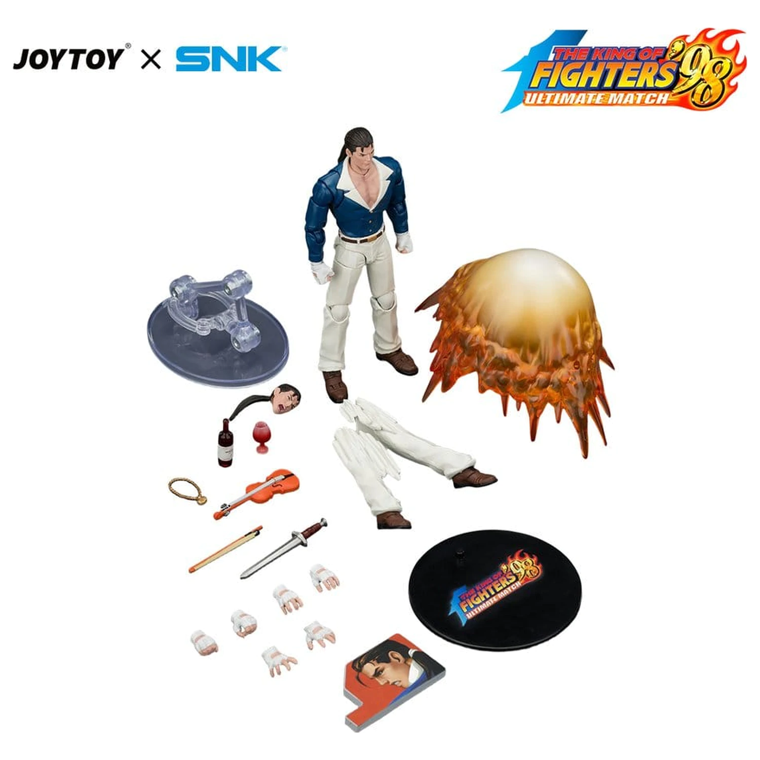 The King of Fighters '98 Ultimate Match Action-Figur Robert Garcia (Art of Fighting Team) 12 cm Produktfoto