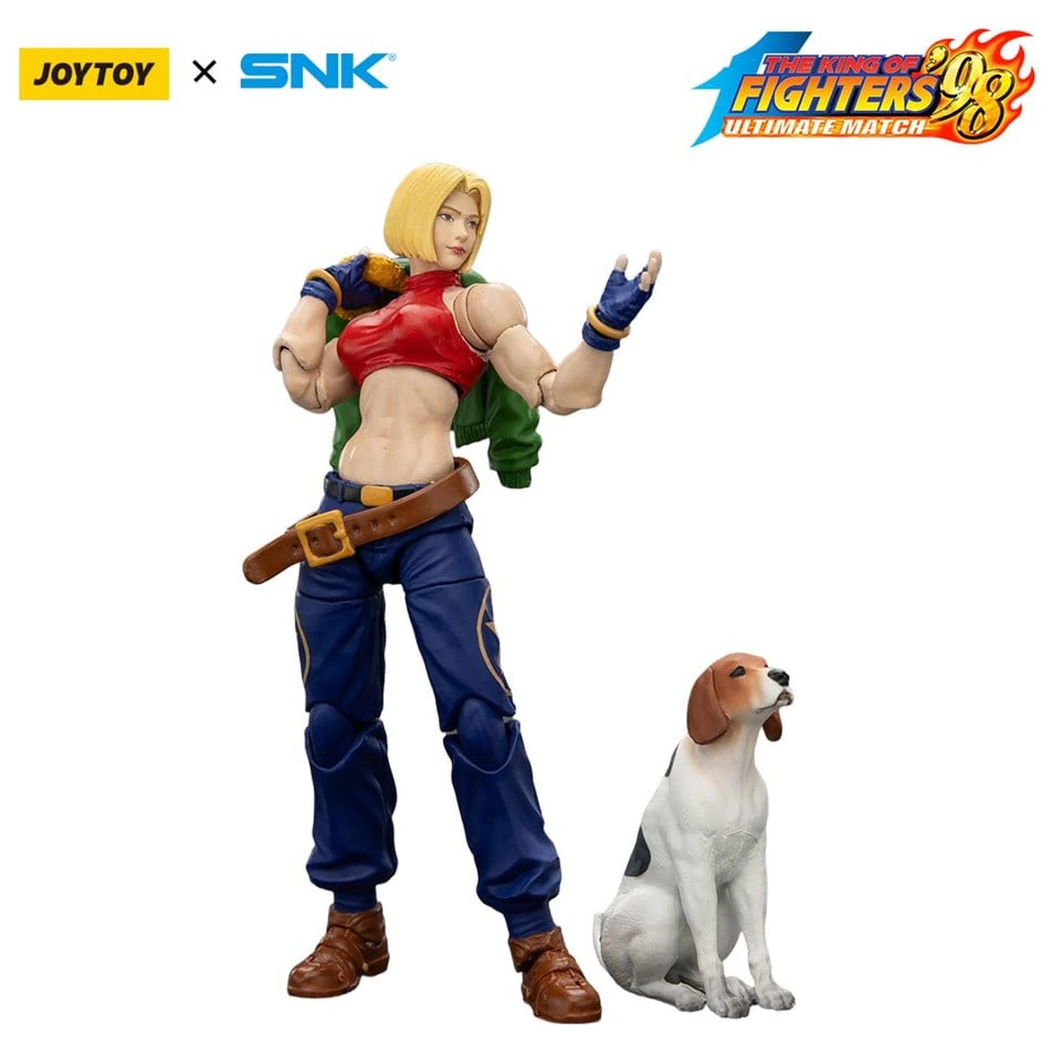 The King of Fighters '98 Ultimate Match Action Figur Blue Mary 11 cm Produktfoto
