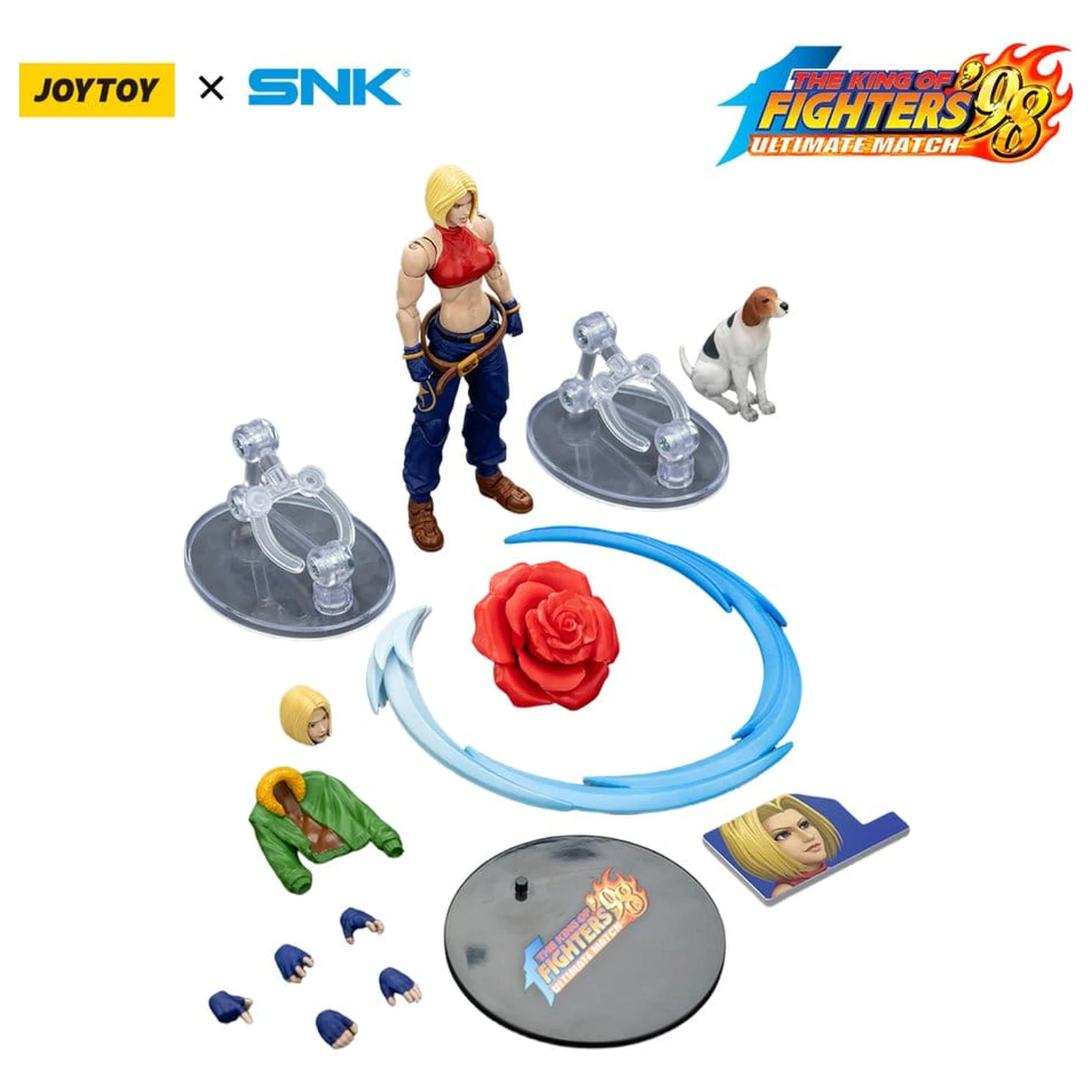 The King of Fighters '98 Ultimate Match Action Figur Blue Mary 11 cm Produktfoto