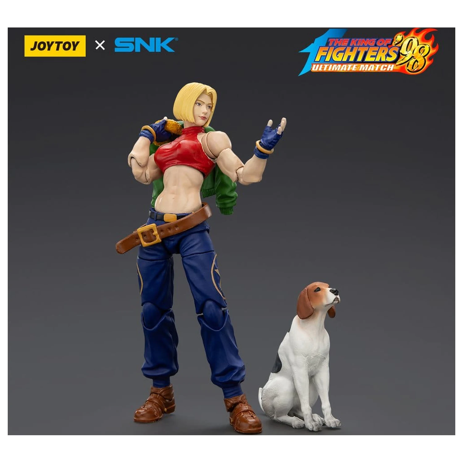The King of Fighters '98 Ultimate Match Action Figur Blue Mary 11 cm Produktfoto
