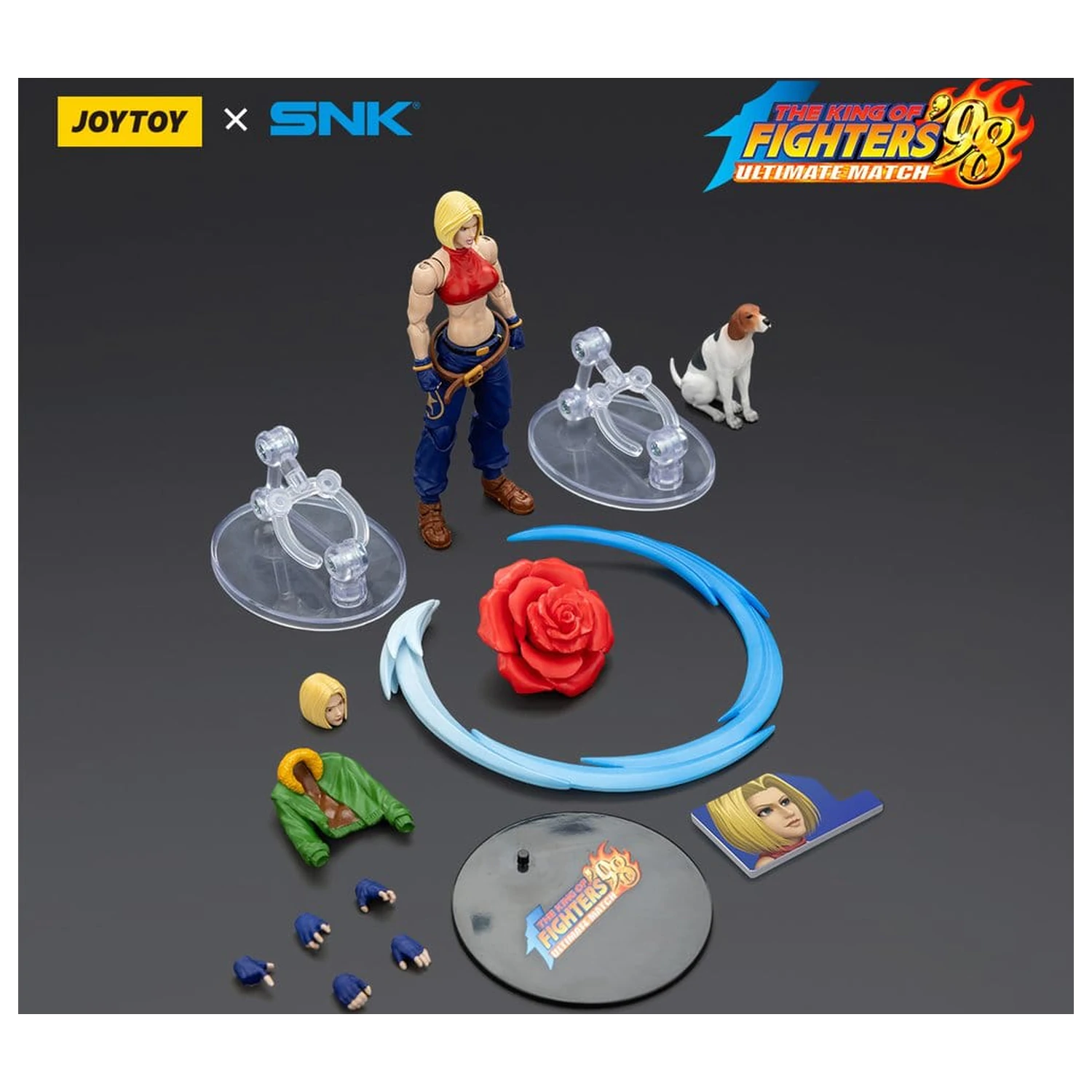 The King of Fighters '98 Ultimate Match Action Figur Blue Mary 11 cm Produktfoto