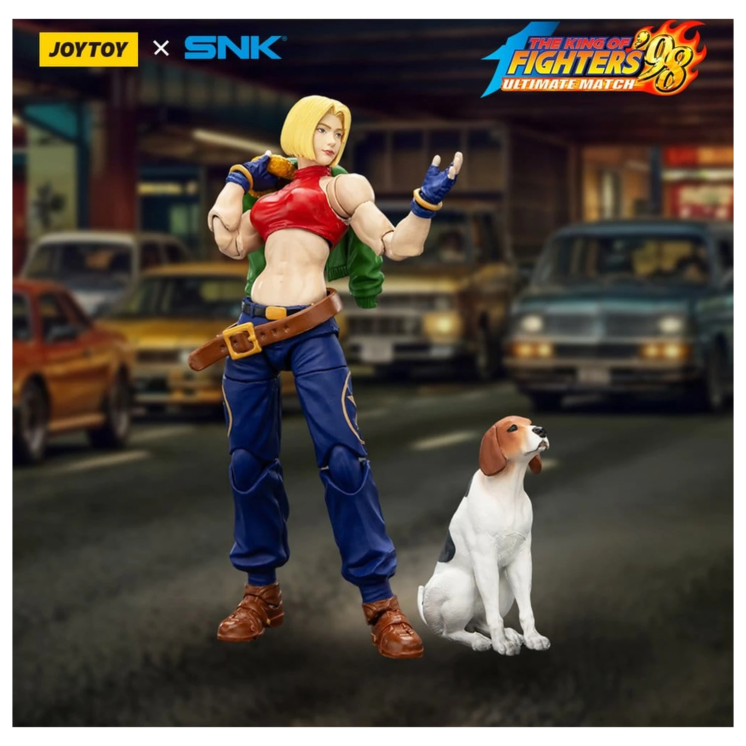 The King of Fighters '98 Ultimate Match Action Figur Blue Mary 11 cm Produktfoto
