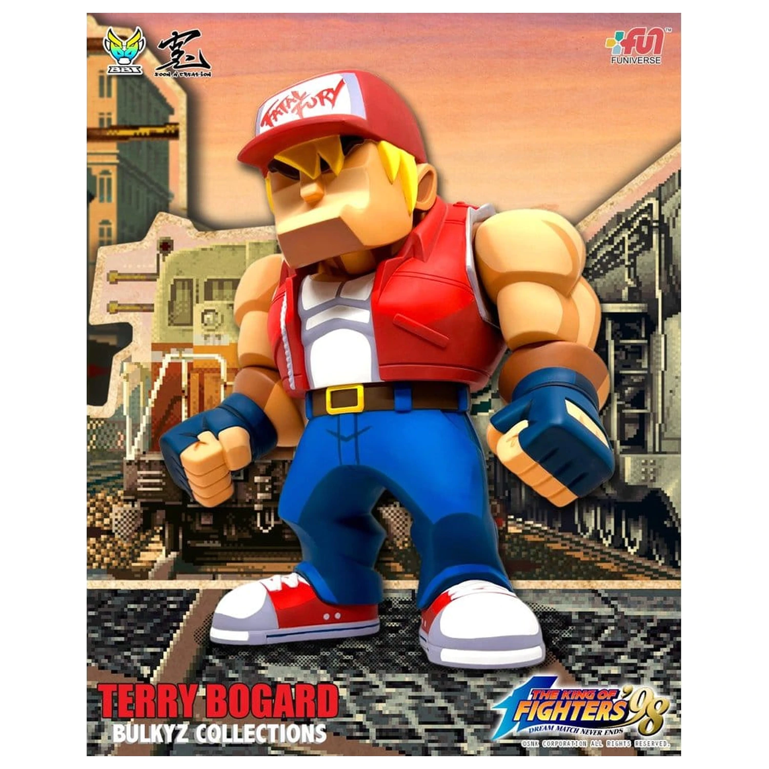 The King of Fighters Bulkyz Vinyl Figur Terry Bogard 30 cm Produktfoto