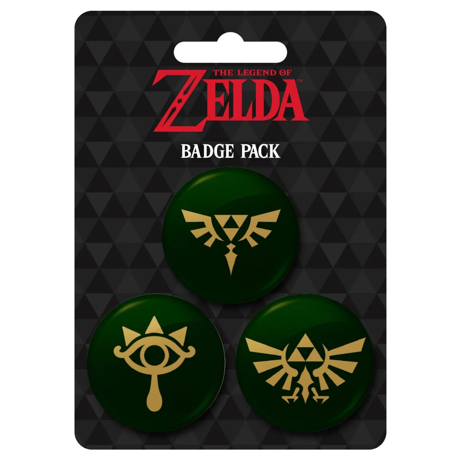 The Legend of Zelda Pin-Back Buttons 3er-Pack Produktfoto