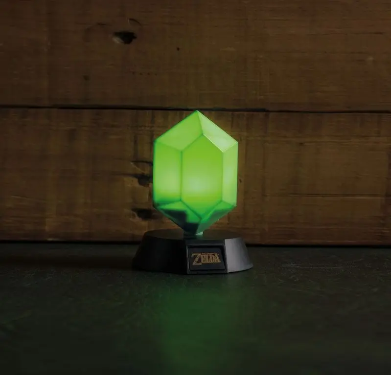 Legend of Zelda 3D-Licht Grüner Rupee 10 Zentimeter Produktfoto