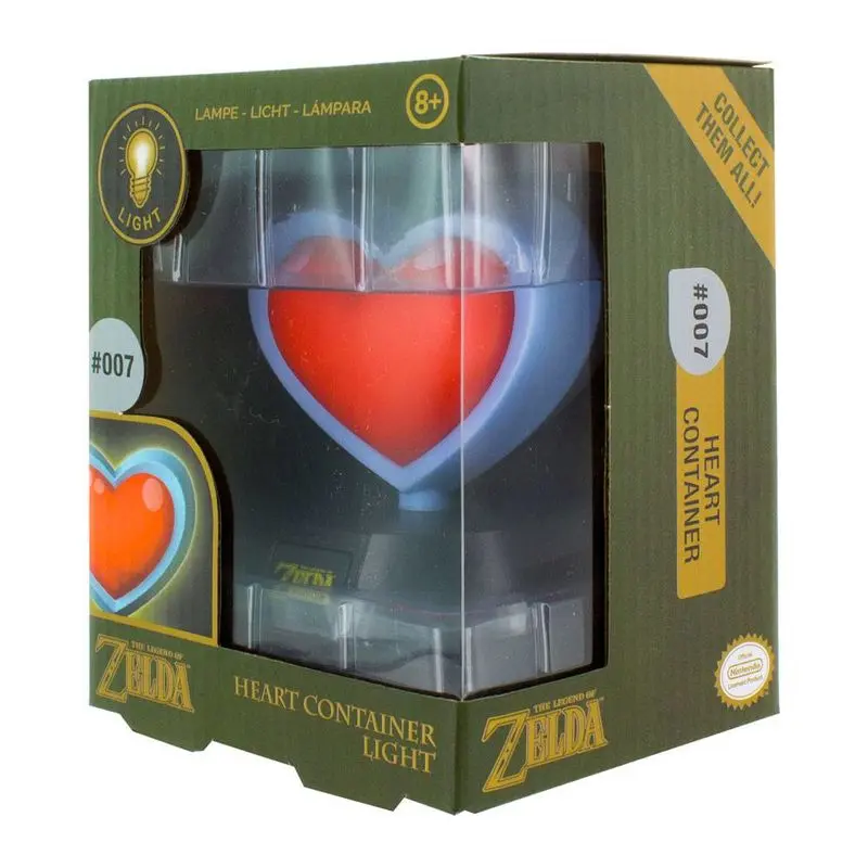 The Legend of Zelda Heart Container Lampe Produktfoto
