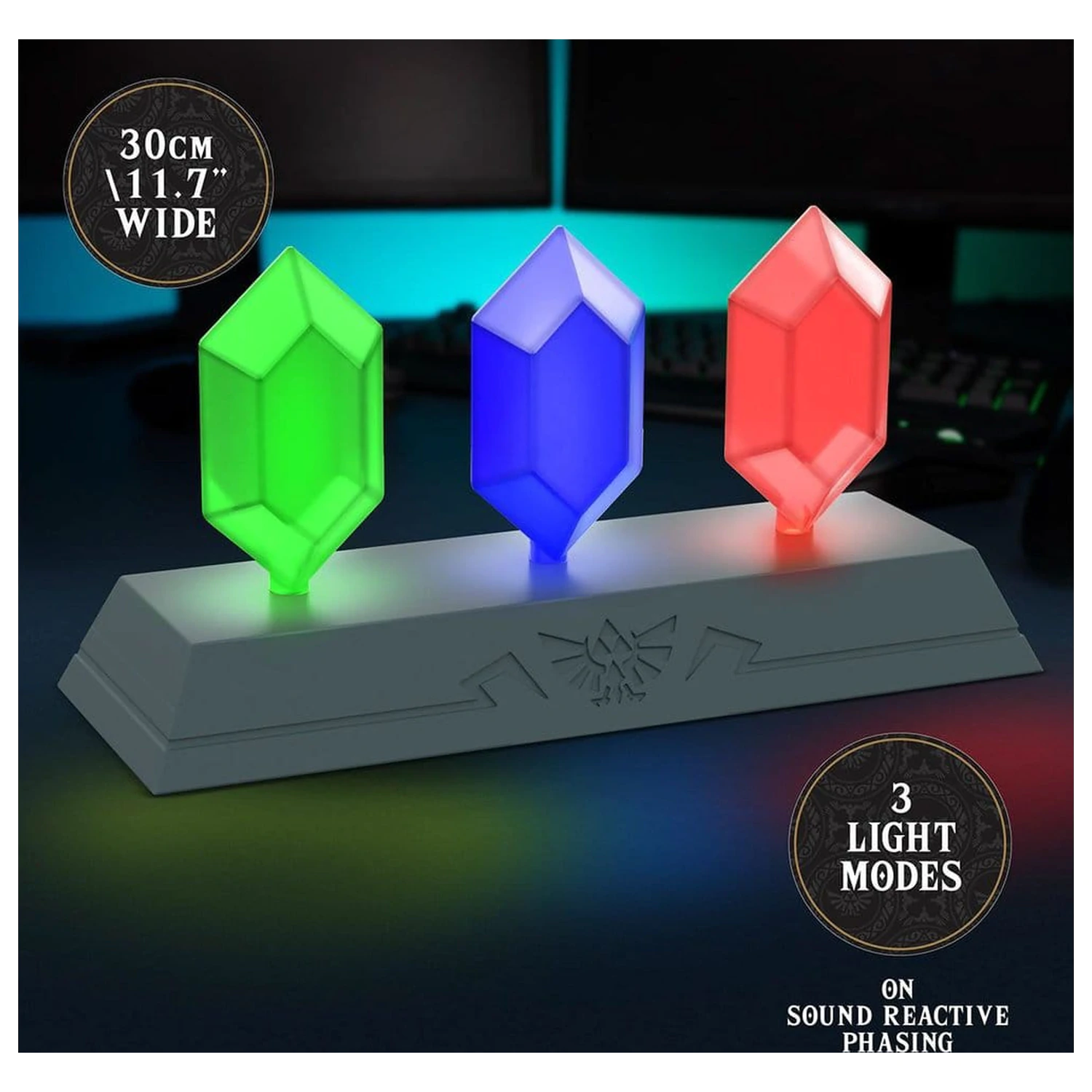 The Legend of Zelda Icon Light Plus Lampe Rubine 30 cm Produktfoto
