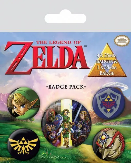 The Legend of Zelda Ansteck-Buttons 5er-Pack Link termékfotó