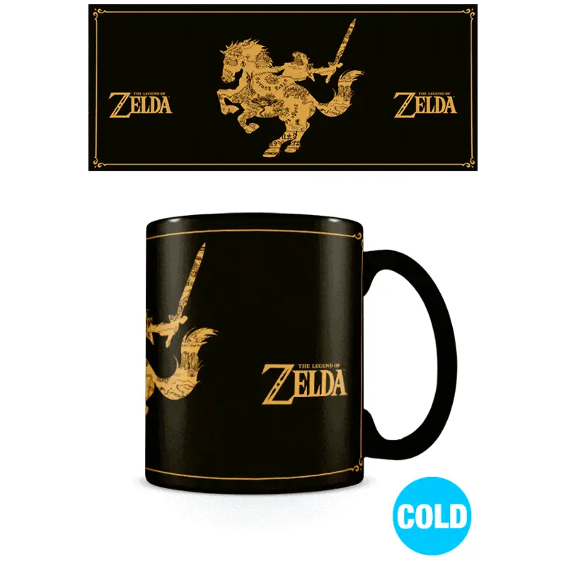 Legend of Zelda Tasse mit Thermoeffekt Tasse Map termékfotó