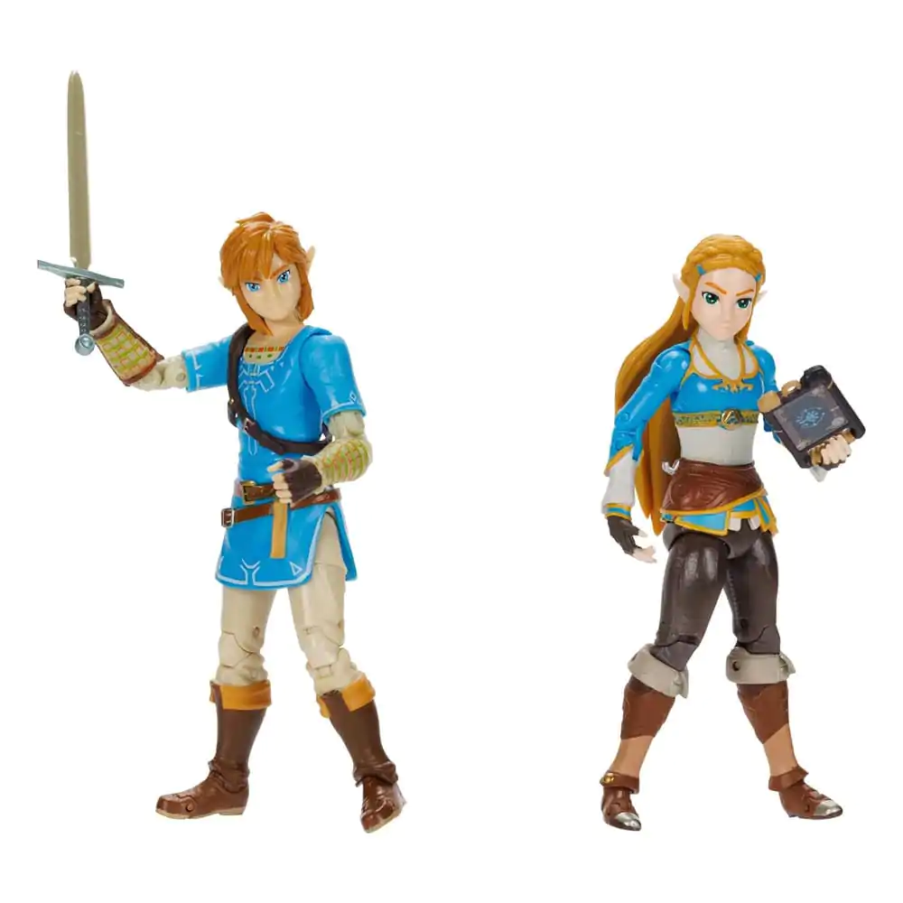 The Legend of Zelda Actionfiguren 2er-Pack Prinzessin Zelda, Link 10 cm termékfotó