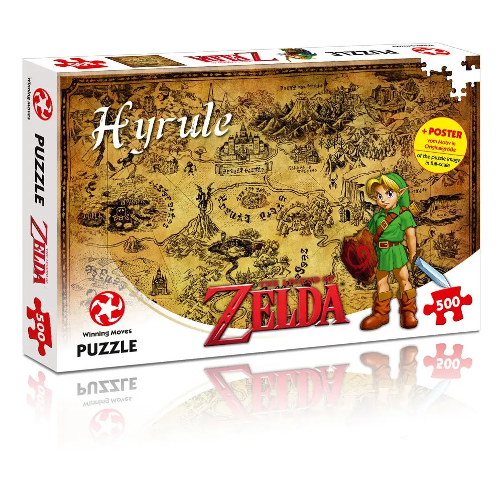 The Legend Of Zelda Puzzle Hyrule (1000 Teile) Produktfoto