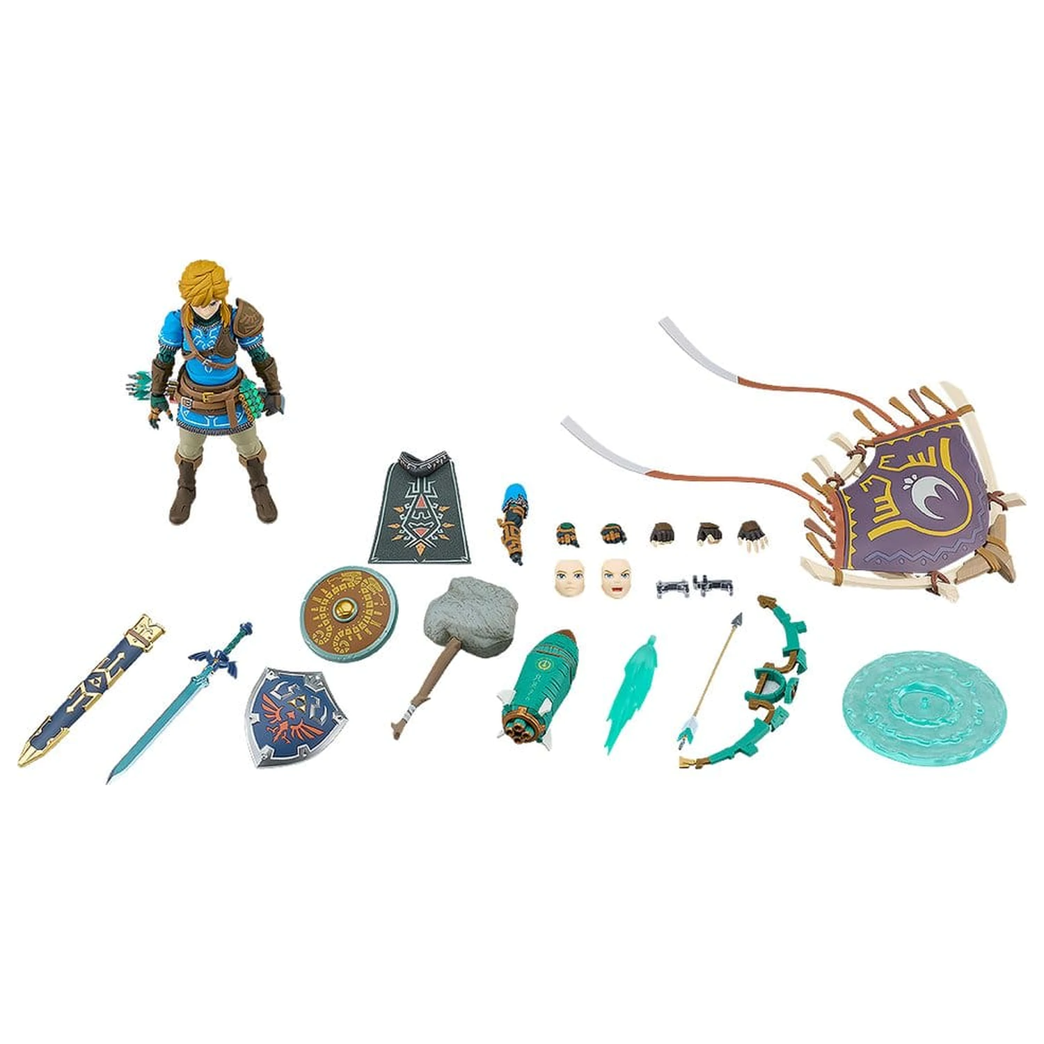 The Legend of Zelda Tears of the Kingdom Figma Actionfigur Link Tears of the Kingdom Ver. DX Edition 15 cm Produktfoto