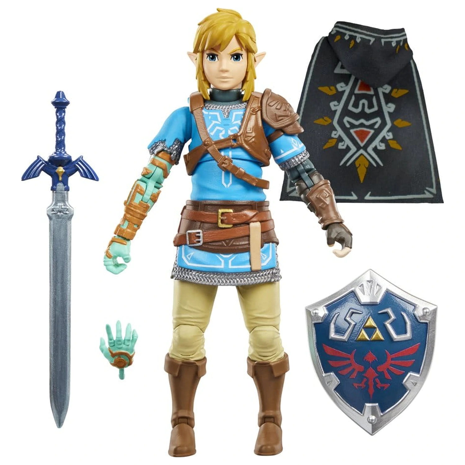 The Legend of Zelda: Tears of the Kingdom Heroes of Hyrule Actionfigur Link 15 cm Produktfoto