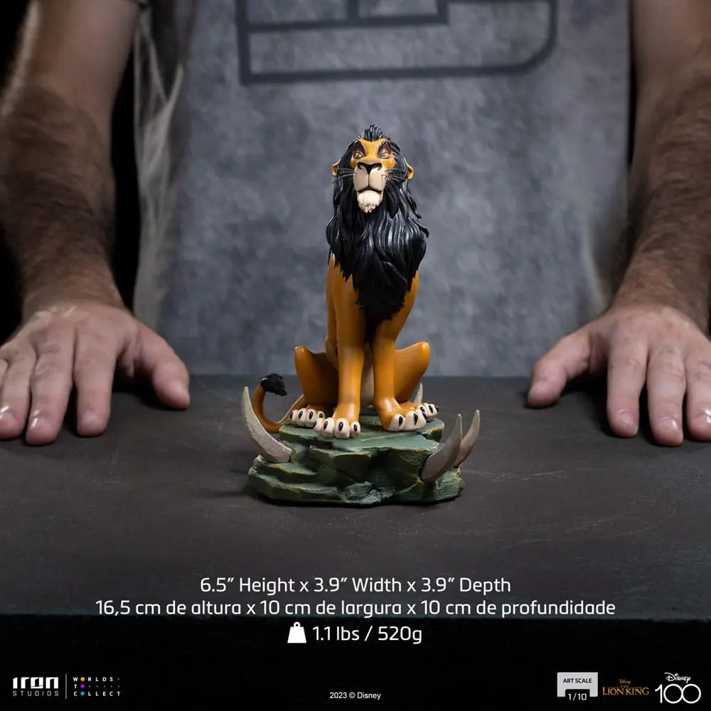 The Lion King Art Scale Statue 1/10 Scar Regular 16 cm termékfotó