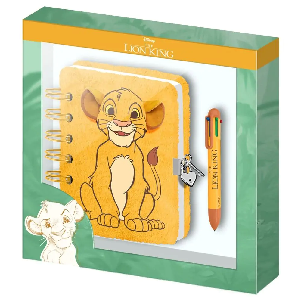 Disney The Lion King Plüsch-Tagebuch und Stift Produktfoto