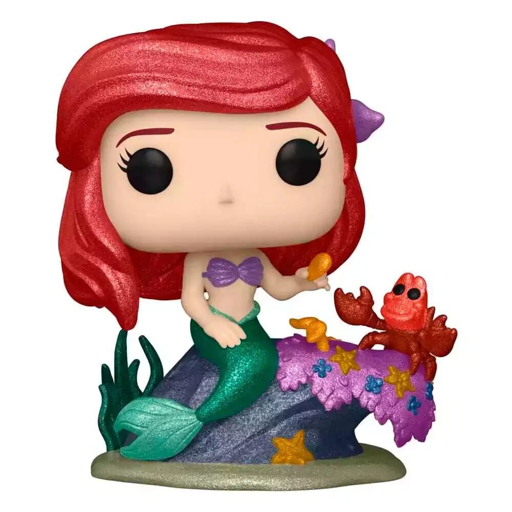 Arielle, die Meerjungfrau POP! Movies Vinyl Figur Ariel Diamond Collection Exclusive 9 cm Produktfoto