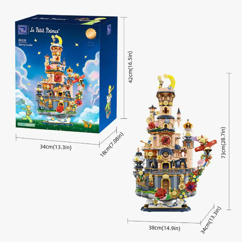 The Little Prince Construction Set Starry Castle 3302-teiliges Set Produktfoto
