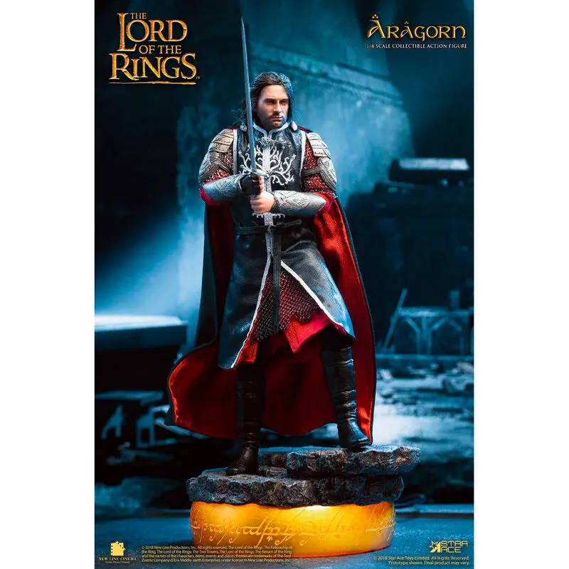 Lord of the Rings Real Master Series Action Figur 1/8 Aragon Deluxe Version 23 cm termékfotó