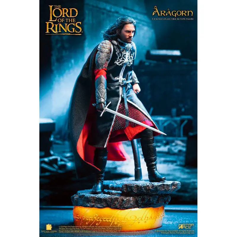 Lord of the Rings Real Master Series Action Figur 1/8 Aragon Deluxe Version 23 cm termékfotó