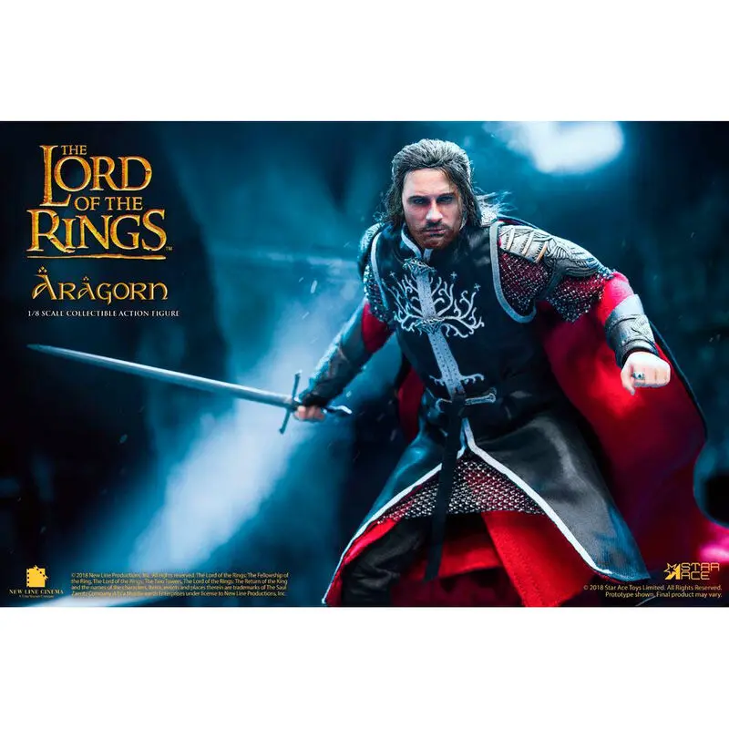 The Lord of the Rings Aragorn Real Master Figur 23 cm Produktfoto