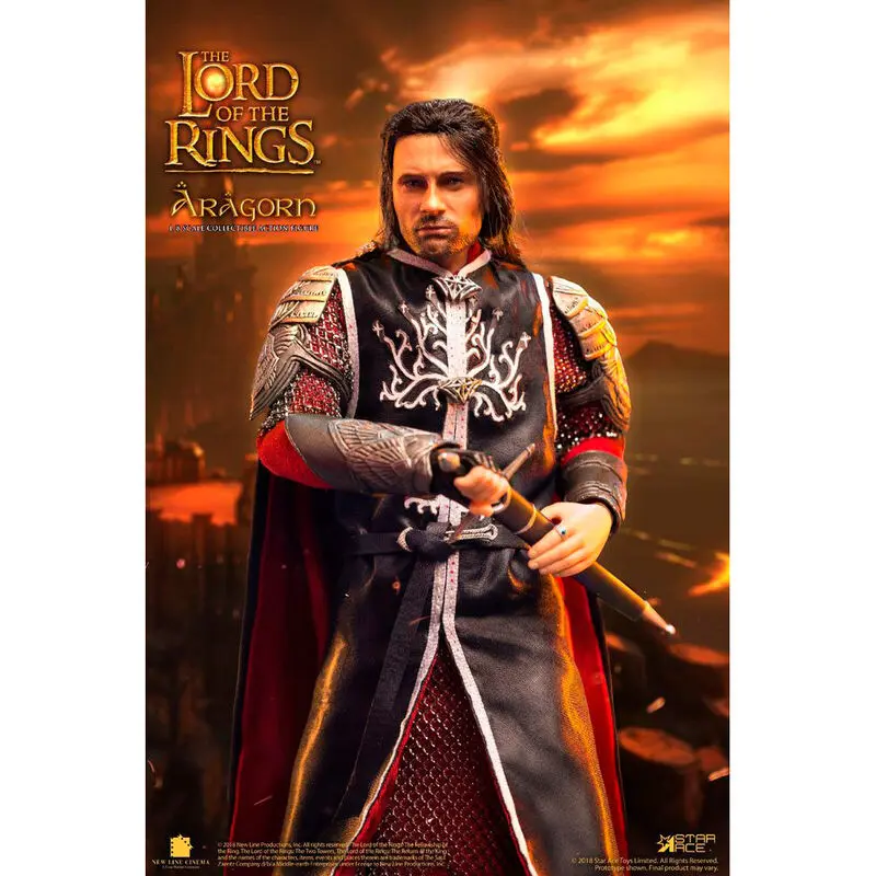 The Lord of the Rings Aragorn Real Master Figur 23 cm Produktfoto