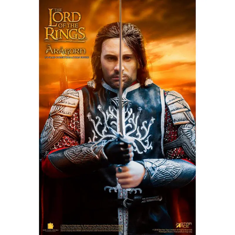 The Lord of the Rings Aragorn Real Master Figur 23 cm Produktfoto