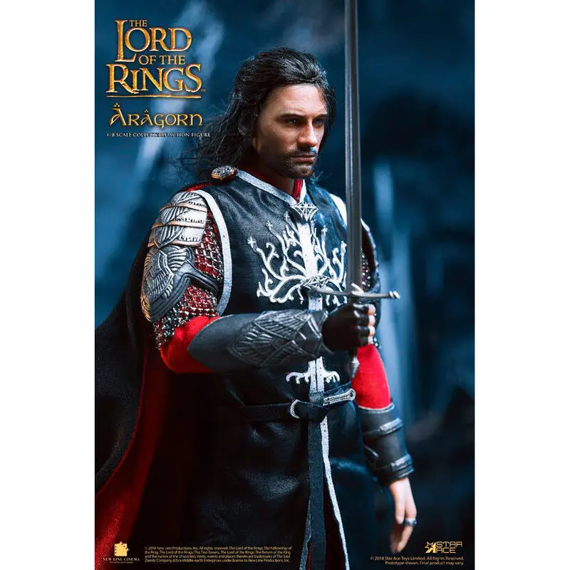 The Lord of the Rings Aragorn Real Master Figur 23 cm Produktfoto