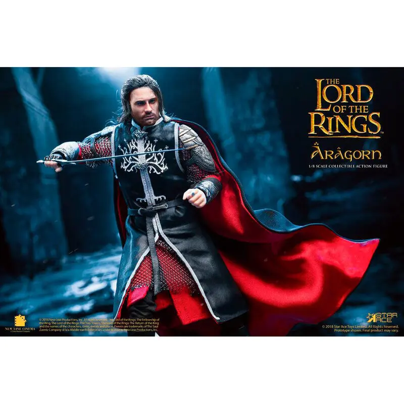 The Lord of the Rings Aragorn Real Master Figur 23 cm Produktfoto