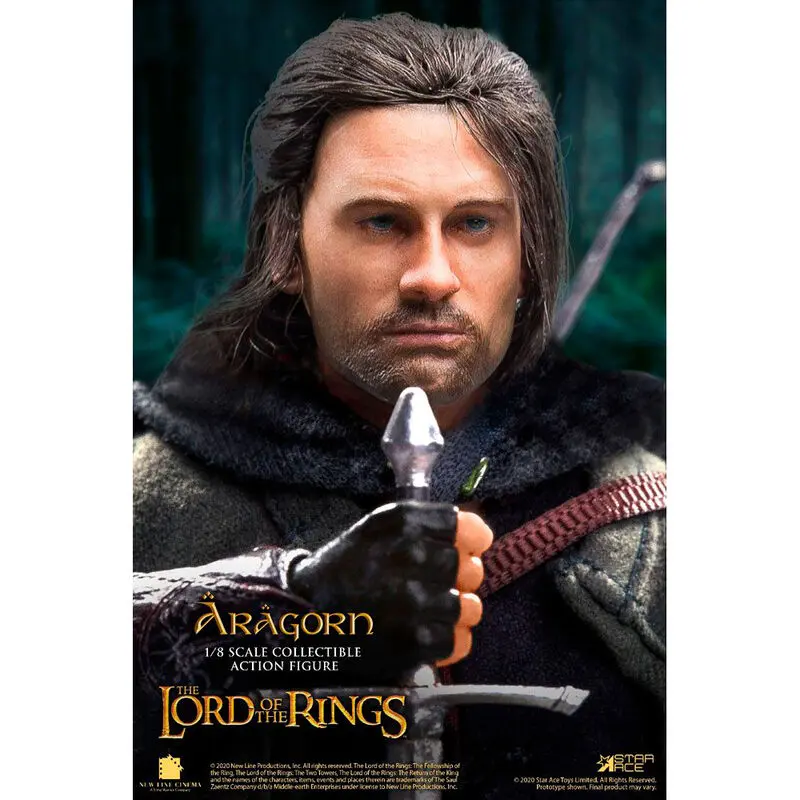 Lord of the Rings Real Master Series Action Figur 1/8 Aragon Special Version 23 cm Produktfoto