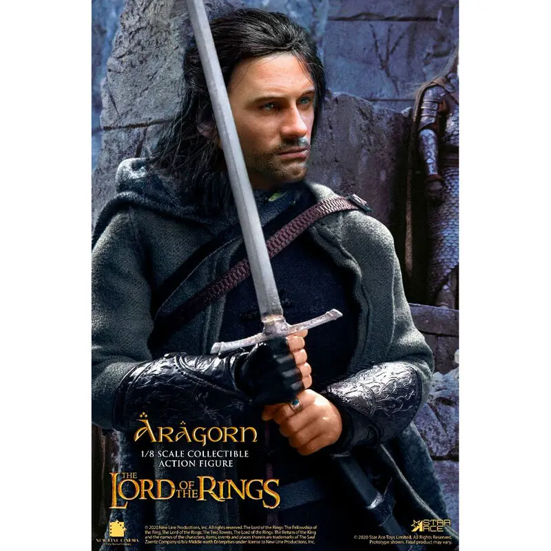 Lord of the Rings Real Master Series Action Figur 1/8 Aragon Special Version 23 cm Produktfoto