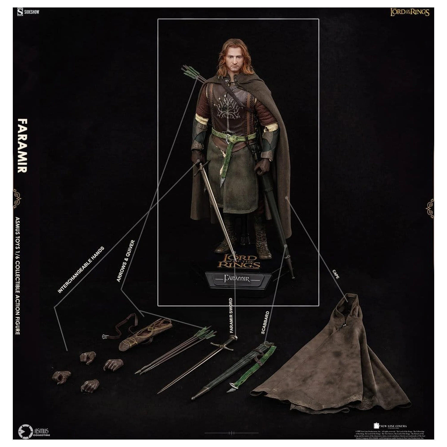 The Lord of the Rings Actionfigur 1/6 Faramir 30 cm Produktfoto