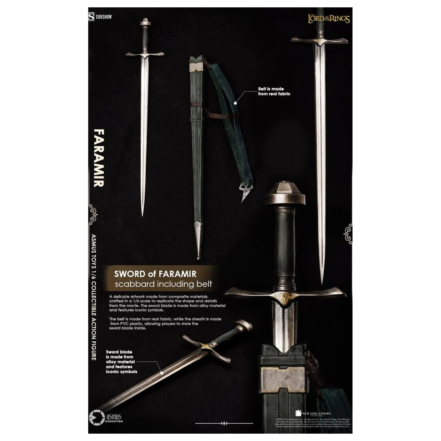 The Lord of the Rings Actionfigur 1/6 Faramir 30 cm Produktfoto